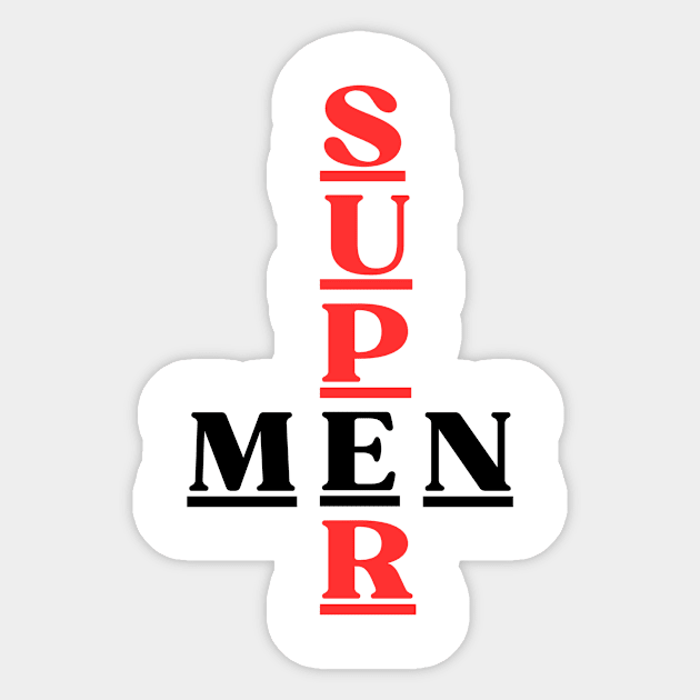 SUPERMEN Sticker by RDproject